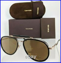 Brand New Authentic Tom Ford Sunglasses FT TF 666 01G TRIPP Frame TF0666 58mm