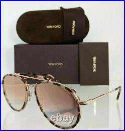 Brand New Authentic Tom Ford Sunglasses FT TF 666 55Z TRIPP Frame TF0666 58mm