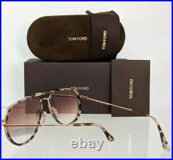 Brand New Authentic Tom Ford Sunglasses FT TF 666 55Z TRIPP Frame TF0666 58mm