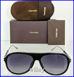 Brand New Authentic Tom Ford Sunglasses FT TF624 01C Nicholai TF 0624 57mm Frame