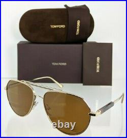 Brand New Authentic Tom Ford Sunglasses FT TF670 28E Andes TF 0670 61mm Frame