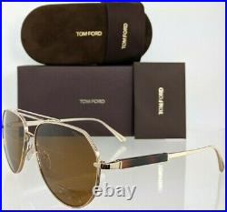 Brand New Authentic Tom Ford Sunglasses FT TF670 28E Andes TF 0670 61mm Frame