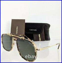 Brand New Authentic Tom Ford Sunglasses Huck FT TF665 56N Frame TF 0665 56mm