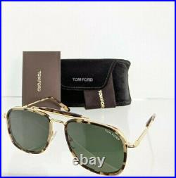 Brand New Authentic Tom Ford Sunglasses Huck FT TF665 56N Frame TF 0665 56mm