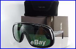 Brand New Authentic Tom Ford Sunglasses TF471 Sven 01N TF 471 FT Black Shield