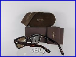 Brand New Authentic Tom Ford TF 198 Sunglasses Campbell TF198 56J 53mm Tortoise