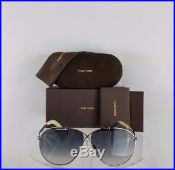 Brand New Authentic Tom Ford TF 374 Sunglasses Eva TF374 15B 61mm Silver 0374