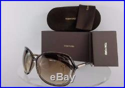 Brand New Authentic Tom Ford TF0076 Sunglasses Raquel TF76 38F 0076 Brown Frame