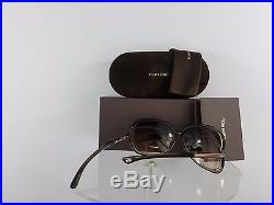 Brand New Authentic Tom Ford TF0076 Sunglasses Raquel TF76 38F 0076 Brown Frame
