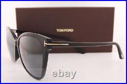 Brand New Tom Ford Sunglasses Ani FT 0844-F 01B Black/Gtadient Smoke For Women