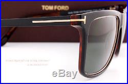 Brand New Tom Ford Sunglasses FT 0392 392 Karlie 01R Black/Green Polarized Men