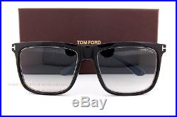 Brand New Tom Ford Sunglasses FT 0392 392 Karlie 02W Black/Gradient Blue Men
