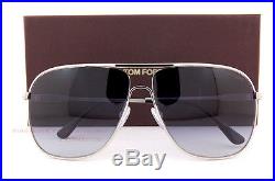 Brand New Tom Ford Sunglasses FT 451 Dominic 16W Palladium/Gray Gradient Men