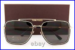 Brand New Tom Ford Sunglasses Lionel FT 0750 01D Gold Black/Gray Polarized Men