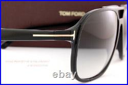 Brand New Tom Ford Sunglasses Raoul FT 0753 01B Black/Gray Gradient For Men