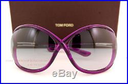 Brand New Tom Ford Sunglasses TF 0009 Whitney 75B Purple/Grey Gradient Women