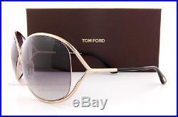 Brand New Tom Ford Sunglasses TF 0130 130 Miranda 28B Gold/Gray For Women