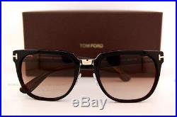 Brand New Tom Ford Sunglasses TF 0290 290 Rock 01F Black/Brown For Men