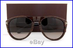 Brand New Tom Ford Sunglasses TF 0347 347 Kurt 05K Woodgrain/Brown For Men