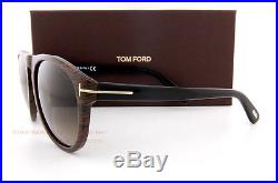 Brand New Tom Ford Sunglasses TF 0347 347 Kurt 05K Woodgrain/Brown For Men