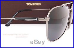 Brand New Tom Ford Sunglasses TF 0377 377 09D Gunmetal/Gray Polarized Men