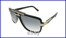 CAZAL 8037 Black Gold/Grey Shaded (001) Sunglasses