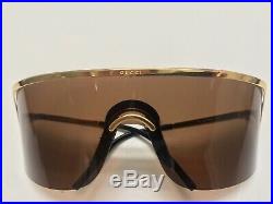 Collectible Vintage Tom Ford X Gucci Sunglasses Gold Frame Brown Lens