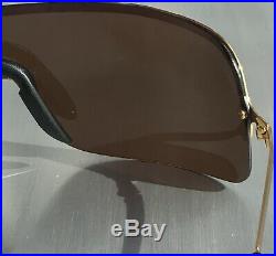Collectible Vintage Tom Ford X Gucci Sunglasses Gold Frame Brown Lens