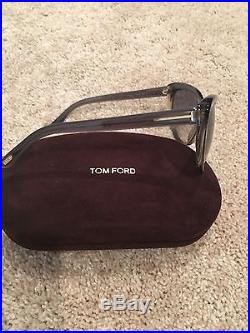 Gray Tom Ford Madison Cat-Eye Sunglasses