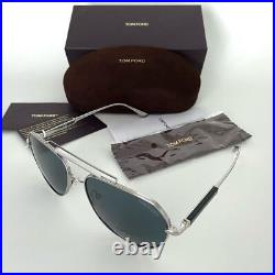 NEW! Authentic! TOM FORD Andes 61mm Pilot Sunglasses