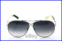 NEW Authentic TOM FORD EVA Gunmetal Grey Pilot Sunglasses TF 374/S 15B FT 374