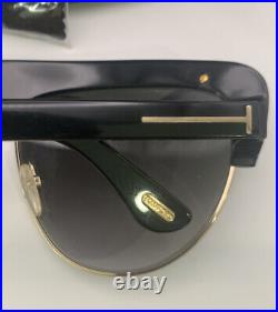 NEW Authentic TOM FORD sunglasses/unisex Liane TF31801B BLACK/GOLD 62-14-130 ITL