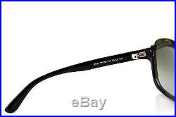 NEW Genuine TOM FORD Elliot Shiny Black Gold Grey Aviator Sunglasses TF 335 01P