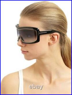 NEW Genuine TOM FORD OLGA Black Gold Shield Women Sunglasses TF 305 FT 0305 01B