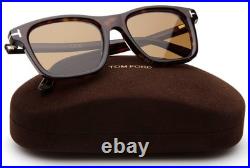 NEW TOM FORD Barron TF 1179 ECO 52E Havana Sunglasses 54-20-145mm B44mm Italy