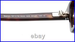 NEW TOM FORD Barron TF 1179 ECO 52E Havana Sunglasses 54-20-145mm B44mm Italy