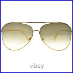 NEW! TOM FORD CHARLES-02 TF853 30B 60-13-145 Gold Aviator Full Rim Sunglasses