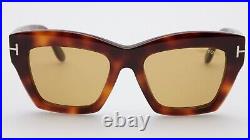 NEW TOM FORD Luna TF1191 53E Havana SUNGLASSES 52-19-140mm B42mm Italy