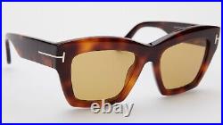 NEW TOM FORD Luna TF1191 53E Havana SUNGLASSES 52-19-140mm B42mm Italy