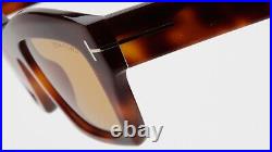 NEW TOM FORD Luna TF1191 53E Havana SUNGLASSES 52-19-140mm B42mm Italy