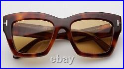 NEW TOM FORD Luna TF1191 53E Havana SUNGLASSES 52-19-140mm B42mm Italy