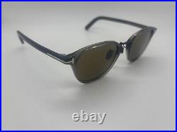NEW TOM FORD TF 1049-D 20J SHINY GRAY AUTHENTIC SUNGLASSES 50-21-145mm NO CASE