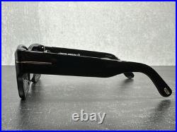 NEW TOM FORD TF 1154 ILIAS SUNGLASSES SHINY BLACK withGRAY LENS 01A! SHIPS TODAY