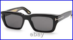 NEW TOM FORD TF 1203 01A Black Sunglasses 51-19-135mm B42mm Italy