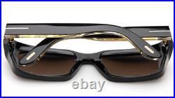 NEW TOM FORD TF 1203 01A Black Sunglasses 51-19-135mm B42mm Italy