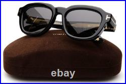 NEW TOM FORD TF 1226 01A Black Sunglasses 52-20-135mm B42mm Italy