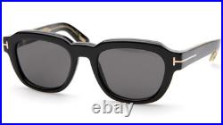 NEW TOM FORD TF 1226 01A Black Sunglasses 52-20-135mm B42mm Italy
