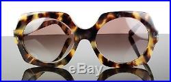 NEW TOM FORD TF 535 Sofia Sunglasses 56F Spotted Havana / Brown gradient new