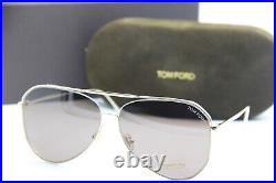 NEW TOM FORD TF 853 CHARLES-02 28E GOLD AUTHENTIC SUNGLASSES WithCASE 60-13