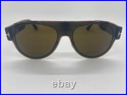 NEW TOM FORD TF1074 51J HAVANA BROWN SUNGLASSES 58-18-145mm NO CASE